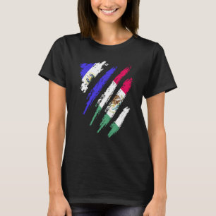El Salvador Flag Mexico Grown Patriot Country Stri T-Shirt