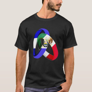 El Salvador Flag Mexico Grown Ring Marriage Weddin T-Shirt