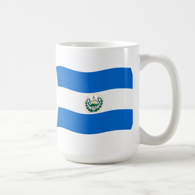 El Salvador Flag Mug (Right)