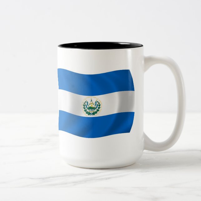 El Salvador Flag Mug (Right)