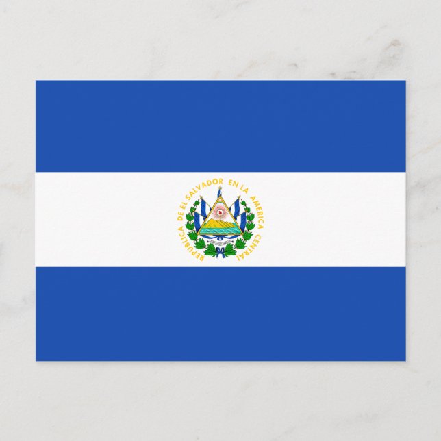 El Salvador Flag Postcard (Front)