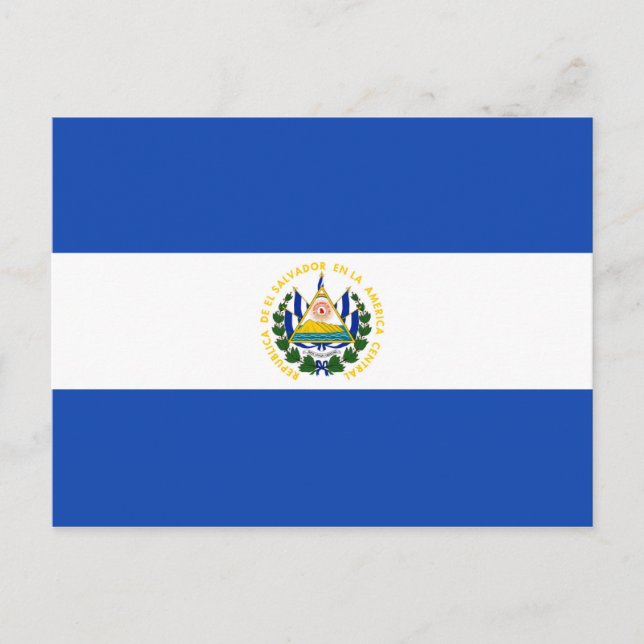 El Salvador Flag Postcard (Front)