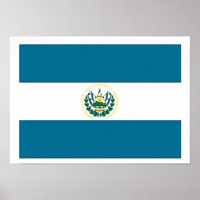El Salvador Flag Poster (Front)