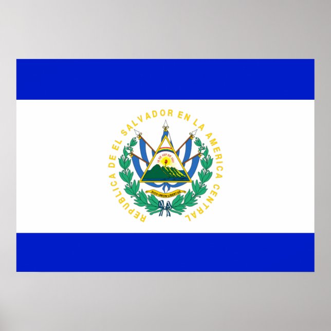 El Salvador flag Poster (Front)