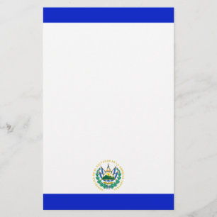 El Salvador flag Stationery