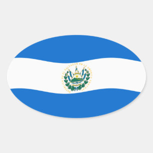 El Salvador Flag Sticker