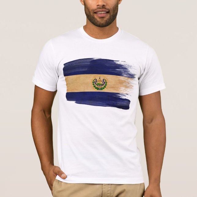 El Salvador Flag T-Shirt (Front)