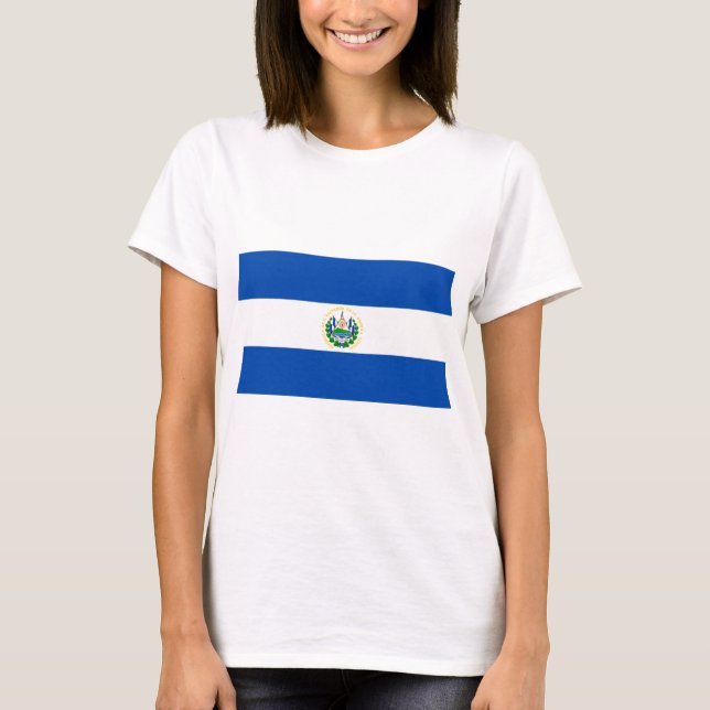 El Salvador Flag T-Shirt (Front)