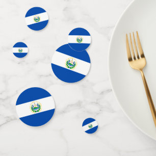 El Salvador flag Table Confetti