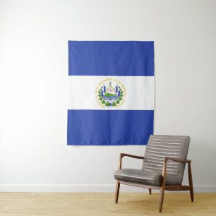 El Salvador flag Tapestry