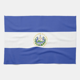 El Salvador flag Tea Towel