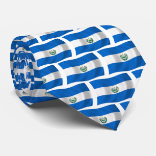 El Salvador Flag Tie
