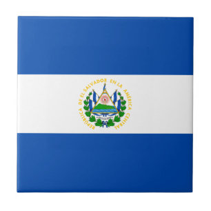 El Salvador Flag Tile