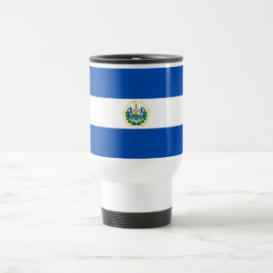 El Salvador Flag Travel Mug