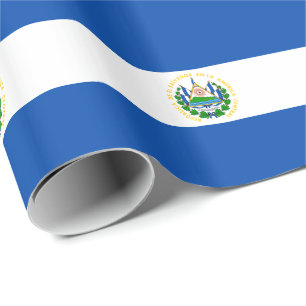 El Salvador Flag Wrapping Paper
