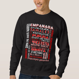 El Salvador Food Salvadorea Foodie Chef Pupusa Tre Sweatshirt
