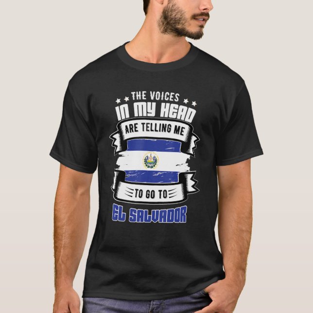 El Salvador In My Head T-Shirt (Front)