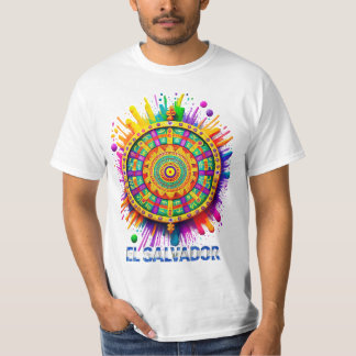 EL SALVADOR INDIGENOUS FORM ART POP T-Shirt