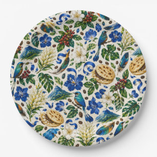 El Salvador-Inspired Fiesta Cultural Paper Plate