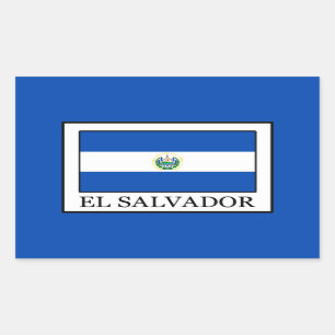 El Salvador Rectangular Sticker