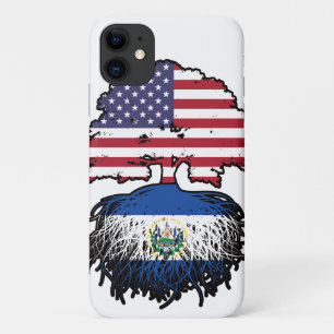 El Salvador Salvadoran American USA Tree Roots Case-Mate iPhone Case
