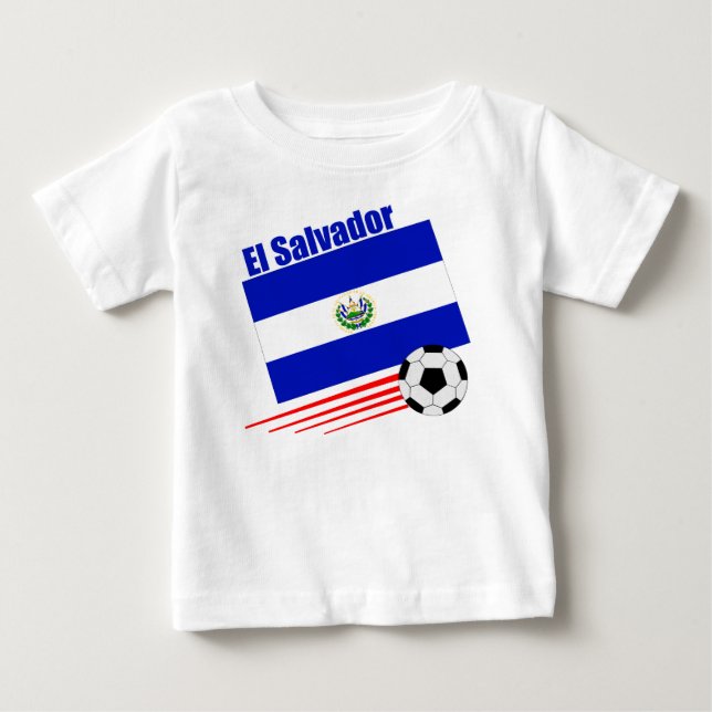 El Salvador Soccer Team Baby T-Shirt (Front)