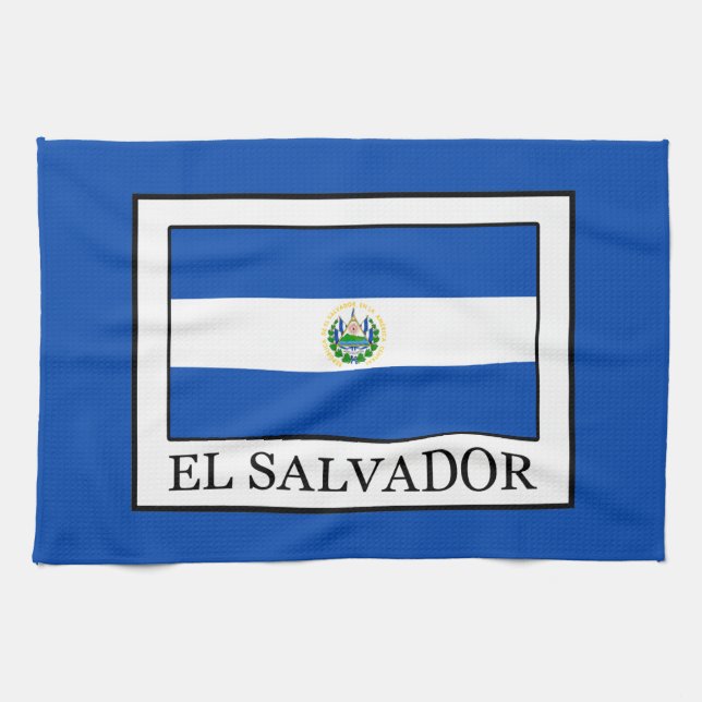 El Salvador Tea Towel (Horizontal)