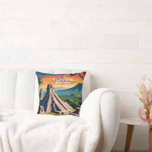 El Salvador Travel Vintage Retro Cushion