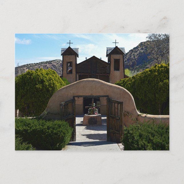 El Santuario de Chimayó, New Mexico Postcard (Front)