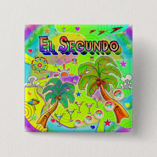 El Segundo Mind Focus Button (Front)