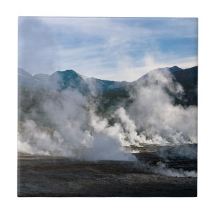 El Tatio Geysers near San Pedro de Atacama - Chile Tile