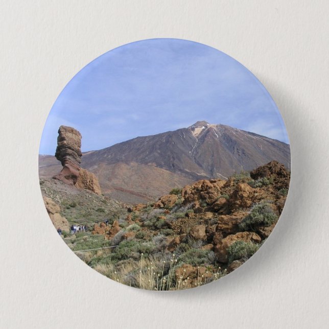 El Teide custom button (Front)