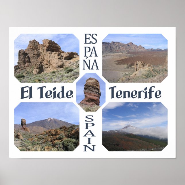 El Teide custom poster (Front)