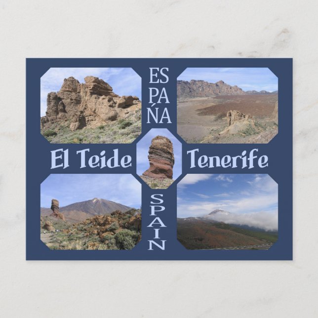 El Teide, Tenerife custom postcard (Front)