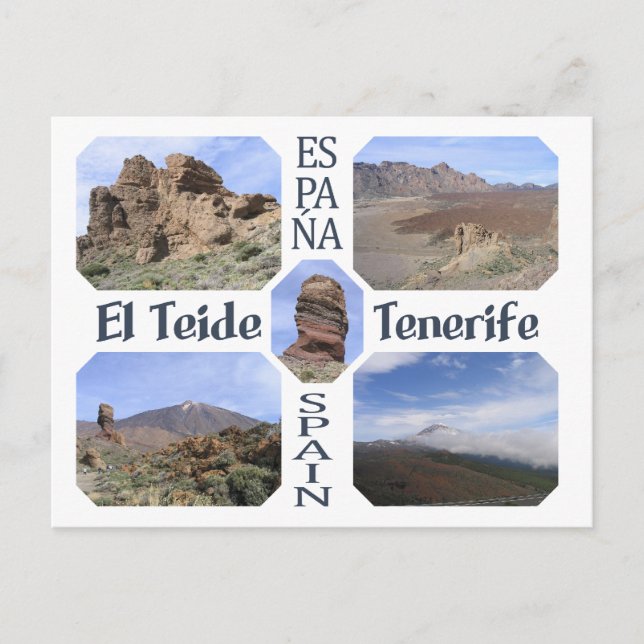 El Teide, Tenerife custom postcard (Front)