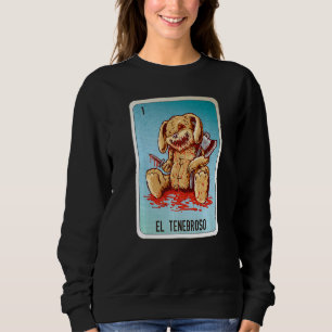 El Tenebroso Mexican Slang Lottery Bingo Cards Sweatshirt
