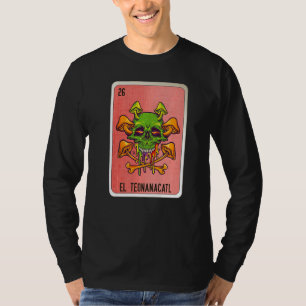 El Teonanacatl Mexican Slang Lottery Bingo Cards   T-Shirt