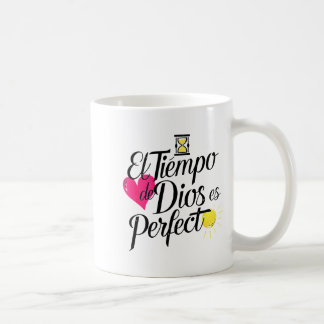 El Tiempo De Dios Es Perfecto Frase Cristiana  Coffee Mug