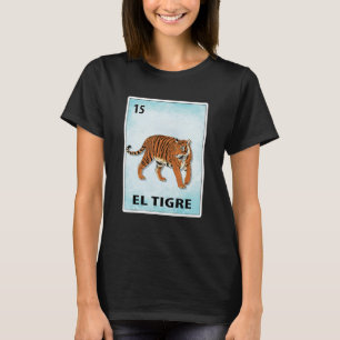 El Tigre Mexican Tiger Cards T-Shirt