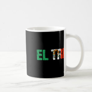 El Tri Mexico Soccer Fan Futbol Distressed Flag Gi Coffee Mug