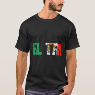 El Tri Mexico Soccer Fan Futbol Distressed Flag Gi T-Shirt