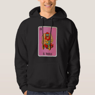 El Tricicolo Mexican Slang Lottery Bingo Cards Hoodie