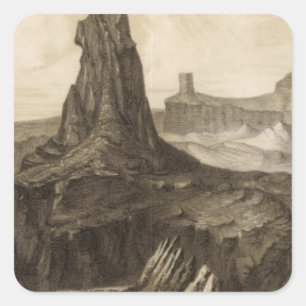 El Vado de Los Padres, Colorado River Square Sticker