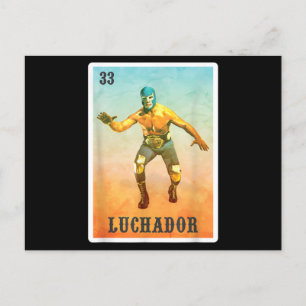 El Wrestler Lucha Libre — Mexico Luchador Postcard