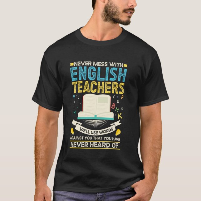 ELA English Teacher T-Shirt (Front)