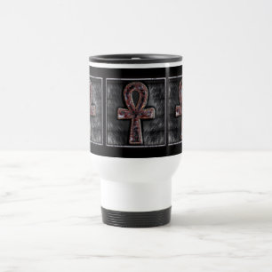 elaborate ankh travel mug
