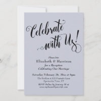 Elaborate Celebrate with Us! Simple Dusty Blue