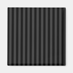 Elagnat Black & Smoky Black Vertical Stripes Magnet