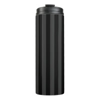 Elagnat Black & Smoky Black Vertical Stripes 