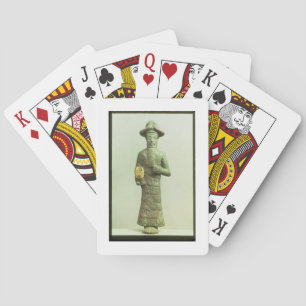 Elamite God with Golden Hand from Susa, Southweste Playing Cards